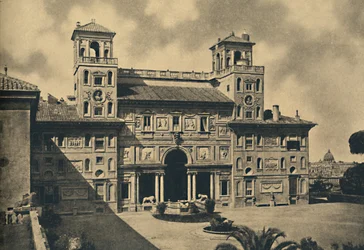 Rome - Façade intérieure de l