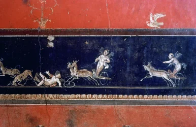 Fresque romaine, Maison des Vettii, Pompéi, Italie