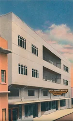 Bâtiment Ropuyana. Propriétaire Roberto Puyana, Barranquilla, années 1940
