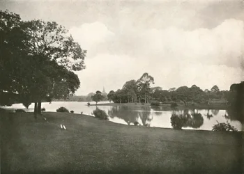 Lacs royaux, Rangoon, 1900