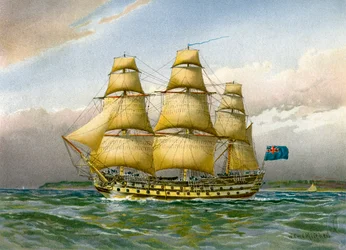 Navire de guerre de la Royal Navy, c1760 c1890-c1893