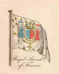 Drapeau royal de France, 1838