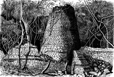Ruines du Grand Zimbabwe, Afrique, 1892