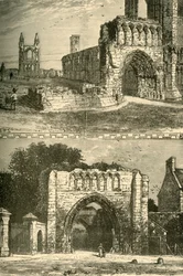 Ruines de la cathédrale. Les Pends, 1898