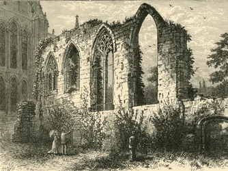Ruines de la salle Guesten, 1898