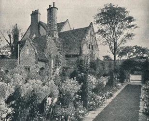 Runton Old Hall, Norfolk, vue du nord-ouest, vers 1909
