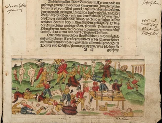 Atrocités russes en Livonie en 1578. De la Sammlung von Nachrichten de Johann Jakob Wick