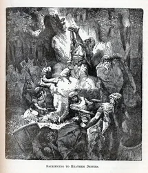 Sacrifice aux divinités païennes