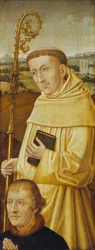 Saint Bernard avec donateur [recto]