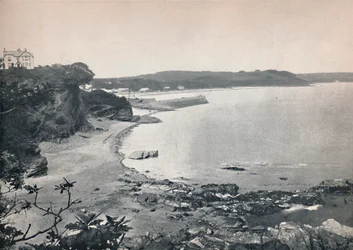 Saundersfoot - Vue générale de la baie, 1895