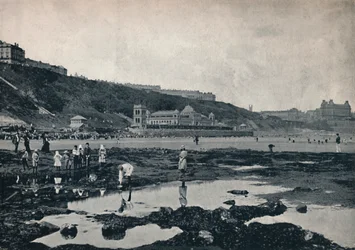 Scarborough - Vue des rochers, 1895