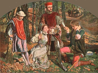 Scène de Les Deux Gentilshommes de Vérone, 1851, vers 1902