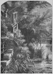 Scène sur un ruisseau se jetant dans la Petite Juniata, 1883