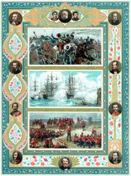 Scènes des engagements militaires britanniques, vers 1887