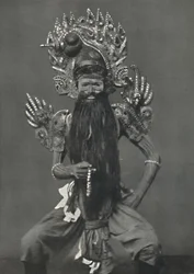 Acteur en tant que Guruswamin, le chef des enseignants spirituels, 1926