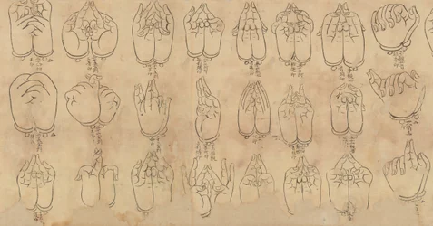 Rouleau de Mudras, 11ème-12ème siècle