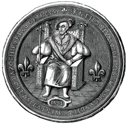 Sceau du roi de la Basoche, 16ème siècle 1870