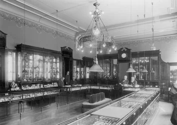 Boutique dans la maison de Fabergé, Saint-Pétersbourg, Russie