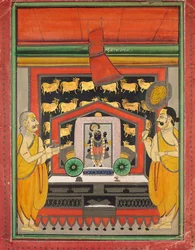 Shri Dvarakanathji de Kankroli Dubarakanathji, milieu des années 1800