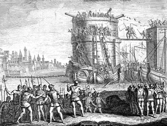 Siège de Damiette, Égypte, 13ème siècle 18ème siècle