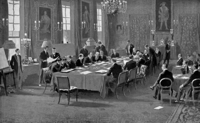 Signature du traité de Londres, mai 1913, c1920