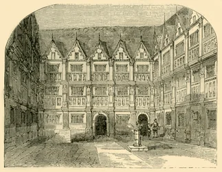 Maison de Sir Thomas Gresham dans Bishopsgate Street, c1872