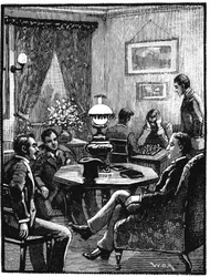 Salon au YMCA, Exeter Hall, Londres, 1887