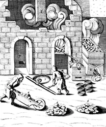 Fusion du cuivre, 1683
