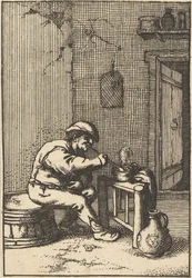 Fumeur, copie, 1610-85