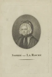 Sophie von La Roche, née Gutermann von Gutershofen 1730-1807, vers 1800