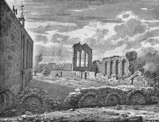 Vue sud-est du couvent de Sainte-Hélène, Bishopsgate, Londres, c1819 1906