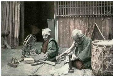 Filage du coton, Japon, 1904