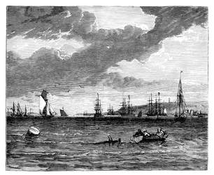 Spithead, Hampshire, vers 1888
