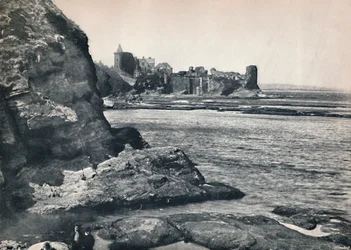 St. Andrews - Le château, vu du sud-est, 1895