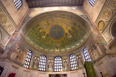 Église Saint-Apollinaire-le-Neuf, mosaïque, Ravenne, Italie (photo)