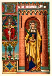 Sainte Barbe, 1886