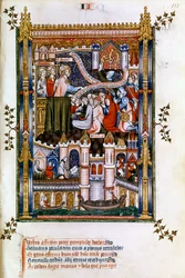 Saint Denis prêchant, 1317