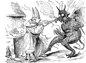 Saint Dunstan et le diable, 1826