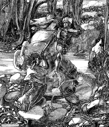 Saint Georges et le Dragon, 1901