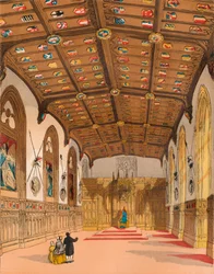 Salle Saint-Georges, Windsor, c1845, 1864