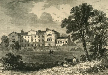 Hôpital St. Georges, 1745, vers 1876