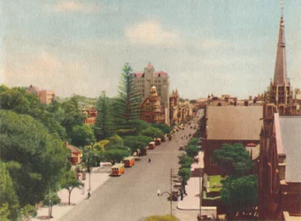 St. Georges Terrace, vue vers l