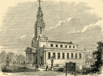 Église Saint-James, Bermondsey, vers 1878