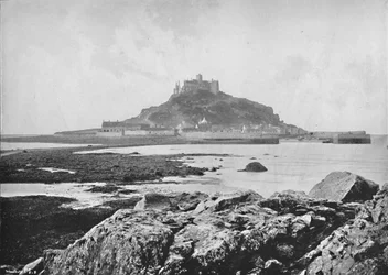 Mont Saint-Michel - Depuis les rochers près de Marazion, 1895