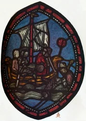 Fenêtre de Saint-Nicolas dans la Chambre de Jérusalem de l