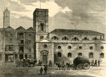 Église St. Olaves, en 1820, vers 1878