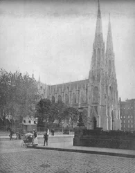 Cathédrale Saint-Patrick, New York, vers 1897