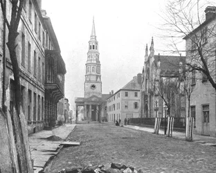 Église Saint-Philippe, Charleston, Caroline du Sud, États-Unis, vers 1900