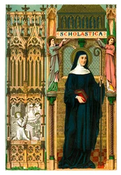 Sainte Scholastique, 1886
