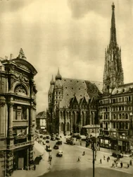 Cathédrale Saint-Étienne, Vienne, Autriche, vers 1935